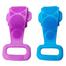 Dual Sided Body Washing Silicone Bath Belt - 1 Pcs image