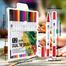 Dual tip brush pen 12 colors dual tip brush marker pens for kids adult calligraphy drawing image