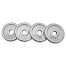 Dumbbell Plate - 1.25 Kg 4 Pcs Silver image