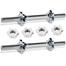 Dumbbell Stick - Silver 12 Inch 2 Pcs image