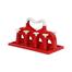 Durable Glass Stand - Red White image