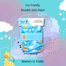 Eco Friendly Reusable Cloth Diaper For Baby Newborn To Toddler Adjustable And Leak Proof Random Design 1Pcs image