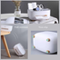 Ecoco PVC Multifunctional Tissue Box with Pen and Remote Holder – Cosmetic Storage Organizer image