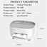 Ecoco PVC Multifunctional Tissue Box with Pen and Remote Holder – Cosmetic Storage Organizer image