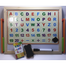 6-in-1 Wooden Magnetic Board with ABC Alphabet Puzzle image