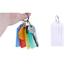 Elecdon Key Chain 10 Pcs Classified Tag Luggage Assorted Color image