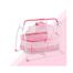 Electric Cradle Crib Baby Shaker Rocking Chair Baby Bed Swing primi pink colour image