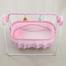 Electric Cradle Crib Baby Shaker Rocking Chair Baby Bed Swing primi pink colour image