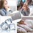 Electric Hot Water Bottle Advanced Technology for Back Neck Belly Full Body Heating with Auto Shut-Off, Useful for Hands Feet Belly No Random Fill (Medium 25 * 18cm) image