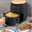 Electric Silver Crest Air Fryer 2400 Watts 6Ltr image