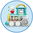 Electric Train Toy Car For Kids Educational Plastic Toy image