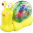 Electric Universal Transparent Gear Simulation Snail LED Music Walking Educational Funny Interactive Toy Car image