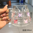 Elegant Fairy Cup Borosilicate Glass Mug with Handle Transparent Coffee Cup Heat-Resistant Drinkware for Home Office Milk Tea image