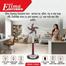 Elima Defender EMKN-1806D 14 Inch Rechargeable Stand Fan with LED Light | AC/DC Powerful Cooling Fan image