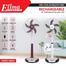 Elima Defender EM-KN2916 16 Inch Rechargeable Stand Fan with LED Light, 6V 7.0Ah Battery, AC/DC Power and USB Output image