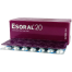Esoral 20 mg 14's Strip Tablet image