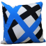 Agrey Hometex Exclusive Cushion Cover, Blue And Black 16x16 Inch Set of 5 image