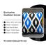 Agrey Hometex Exclusive Cushion Cover Blue And Black 18x18 Inch image