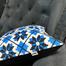 Agrey Hometex Exclusive Cushion Cover Blue And Black 20x12 Inch image