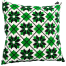 Exclusive Cushion Cover Green And Black 20x20 Inch image