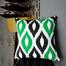 Exclusive Cushion Cover Green And Black 16x16 Inch image