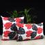 Agrey Hometex Exclusive Cushion Cover, Red 14x14 Inch image