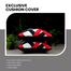 Exclusive Cushion Cover, Red And Black 14x14 Inch Set of 5 image