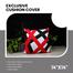 Agrey Hometex Exclusive Cushion Cover, Red And Black 14x14 Inch image