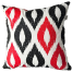 Agrey Hometex Exclusive Cushion Cover, Red And Black 16x16 Inch image