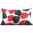Agrey Hometex Exclusive Cushion Cover, Red And Black 20x12 Inch image