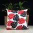 Agrey Hometex Exclusive Cushion Cover, Red And Black 20x20 Inch image