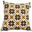 Agrey Hometex Exclusive Cushion Cover, Yellow And Black 20x20 Inch image