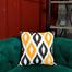 Agrey Hometex Exclusive Cushion Cover, Yellow And Black 20x20 Inch image