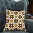 Agrey Hometex Exclusive Cushion Cover, Yellow And Black 14x14 Inch image