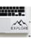 DDecorator Explore Laptop Sticker image