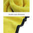 Extra Soft 32.5 cm X 63 cm Car/Bike Wash Microfiber Towel Car Cleaning Drying Cloth Car Care Cloth Detailing Car Wash Towel Never Scratch (Bogo - Buy 1 Get 1) image