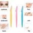 Eyebrow Razors Facial Hair Remover Shaver Trimmer Shaper For Women -3Pcs image
