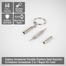 Eyeglass Screwdriver Portable Stainless Steel Keychain Screwdriver Eyeglass Sunglasses Watch Screwdriver 3 In 1 Repair Kit Tools image