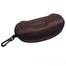 Eyeglasses Carry Box Sunglass Portable Zipper Hook Hard Holder Sunglasse , New Sunglasses Hard Case Eye Glasses Black Clam Shell Zipper With Hook Shell Box New image