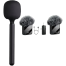 F11-2 (3 in 1)Collar Wireless Dual Microphone proprofessional Lepal Lavaliar microphon iPhone/Android image
