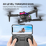 F190 Drone - With 4K Dual Camera F/2.15 100° FOV Led Night Flight Foldable Mini Drone (drone_f190_dc_sb_ran) image