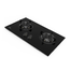 FIESTA 2-HB8326B Table Top Gas Stove 2 Burner Black image
