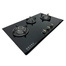 FIESTA F3-B90 Table Top Gas Stove 3 Burner Black image