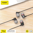 FONENG T52 In-Ear Metal Wired 3.5mm Earphone With Mic - Black image