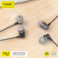 FONENG T52 In-Ear Metal Wired 3.5mm Earphone with Mic - Grey image