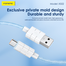 FONENG XS02 1.2M Braided 3A Type-C Cable- White image
