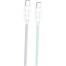 FONENG (XS02) 1.2M Braided Cable 60w And PD 27W Fast Charging Cable Type-C to Type-C- White image