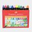 Faber Castell 12 Wachsmalkreiden Jumbo Wax Crayons image