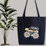Fabric Tote Bag With Zipper and Pocket image