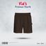 Fabrilife Kids Premium Cotton Shorts - Chocolate image